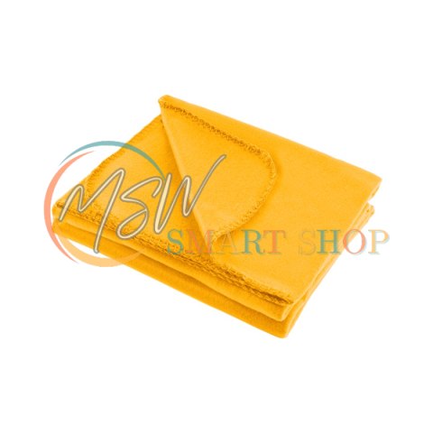 Koc polarowy 130x150 cm TEESA - żółty Koc polarowy 130x150 cm TEESA - żółty