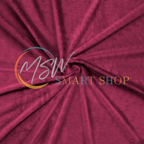 Koc polarowy 150x200 cm TEESA - amarantowy Koc polarowy 150x200 cm TEESA - amarantowy