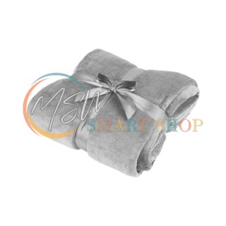 Koc polarowy 200x220 cm TEESA - szary
