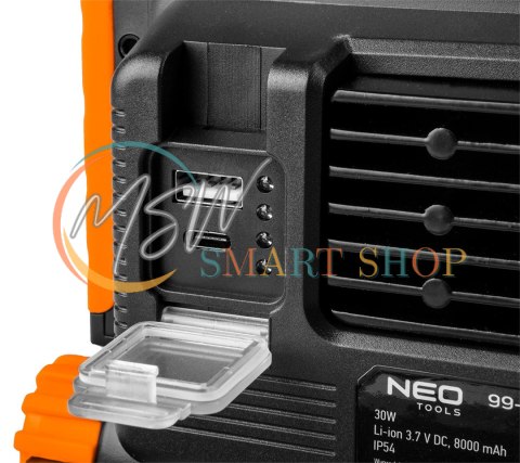 Naświetlacz akumulatorowy 3000 lm SMD LED