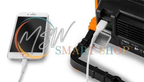 Naświetlacz akumulatorowy 3000 lm SMD LED