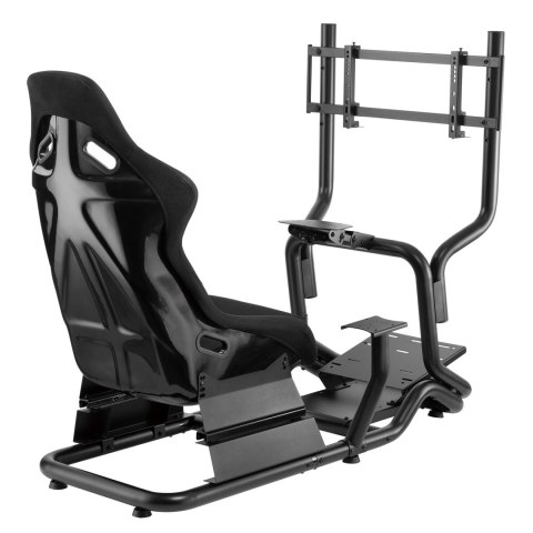 Stojak z fotelem na kierownicę wyścigową NanoRS, max. 130kg, max 50", RS702 Stojak z fotelem na kierownicę wyścigową NanoRS, max. 130kg, max 50", RS702