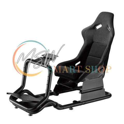 Stojak z fotelem na kierownicę wyścigową NanoRS, max. 130kg, max 50", RS702 Stojak z fotelem na kierownicę wyścigową NanoRS, max. 130kg, max 50", RS702