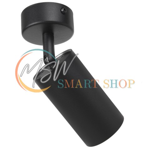 Lampa ścienno-sufitowa Maclean, punktowa, ruchoma, aluminiowa, 1xGU10, 55x100mm, kolor czarny mat, MCE451 B Lampa ścienno-sufitowa Maclean, punktowa, ruchoma, aluminiowa, 1xGU10, 55x100mm, kolor czarny mat, MCE451 B