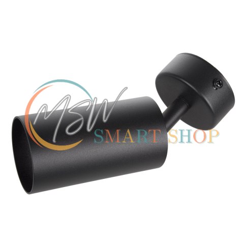 Lampa ścienno-sufitowa Maclean, punktowa, ruchoma, aluminiowa, 1xGU10, 55x100mm, kolor czarny mat, MCE451 B Lampa ścienno-sufitowa Maclean, punktowa, ruchoma, aluminiowa, 1xGU10, 55x100mm, kolor czarny mat, MCE451 B