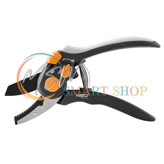 Sekator kowadełkowy 200 mm, zakres do 18 mm, regulowany rozstaw