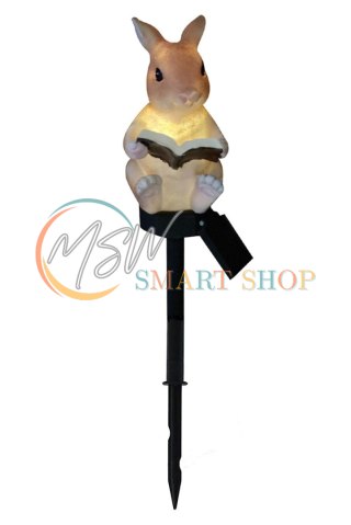 ZD50R Lampa solarna led królik z książką