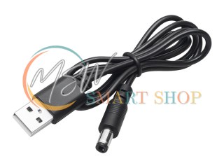 30-399# Przyłącze usb-wtyk dc2,5/5,5 do bazooka bt1000 80cm