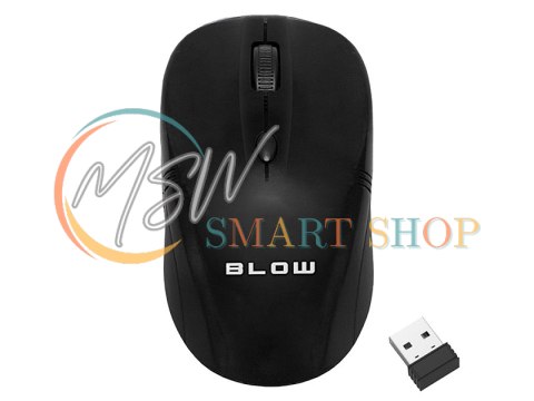 84-002# Mysz optyczna bezprzewodowa blow mb-10 czarna 84-002# Mysz optyczna bezprzewodowa blow mb-10 czarna