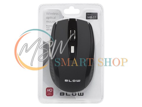84-005# Mysz optyczna bezprzewodowa blow mb-11 czarna 84-005# Mysz optyczna bezprzewodowa blow mb-11 czarna