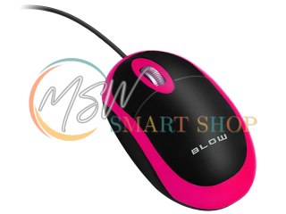84-014# Mysz optyczna blow mp-20 usb różowa