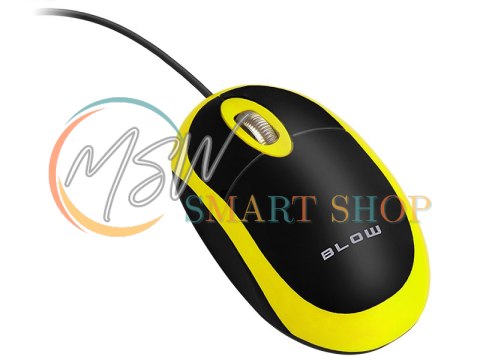 84-017# Mysz optyczna blow mp-20 usb żółta 84-017# Mysz optyczna blow mp-20 usb żółta