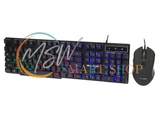 84-217# Klawiatura+mysz blow z podświetlenieim led tamer