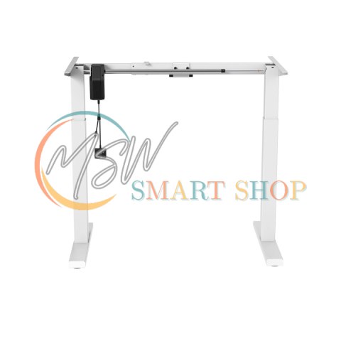 Biurko elektryczne regulacja wys. Ergo Office, max wys 123cm, max - 70 kg, bez blatu do pracy stojąco siedzącej, białe, ER-403W