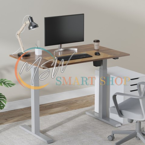 Biurko elektryczne regulacja wys. Ergo Office, max wys 123cm, max - 70 kg, bez blatu do pracy stojąco siedzącej, szare, ER-403G Biurko elektryczne regulacja wys. Ergo Office, max wys 123cm, max - 70 kg, bez blatu do pracy stojąco siedzącej, szare, ER-403G