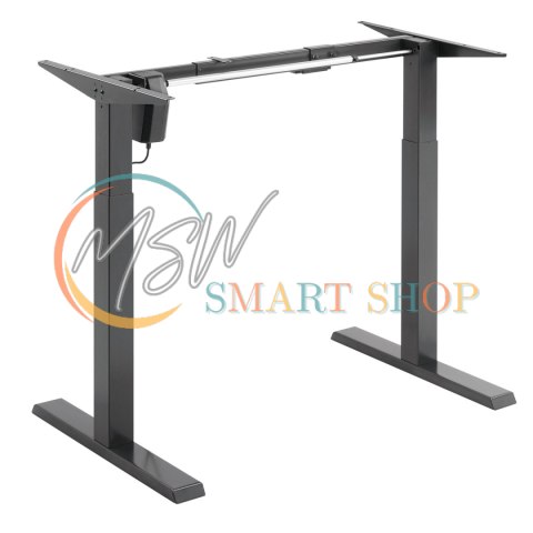 Biurko elektryczne z regulacją wys Ergo Office, szare, max wys 123cm , 80 kg - bez blatu, do pracy stojąco siedzącej, ER-433 Biurko elektryczne z regulacją wys Ergo Office, szare, max wys 123cm , 80 kg - bez blatu, do pracy stojąco siedzącej, ER-433