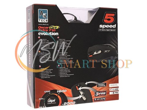 Mysz A4TECH XGame Opto Oscar X710BK Mysz A4TECH XGame Opto Oscar X710BK