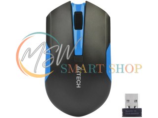 Mysz A4TECH V-TRACK G3-200N-1 Black+Blue WRLS