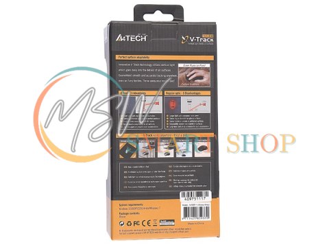 Mysz A4TECH V-TRACK N-500F-1 Glossy Grey USB Mysz A4TECH V-TRACK N-500F-1 Glossy Grey USB