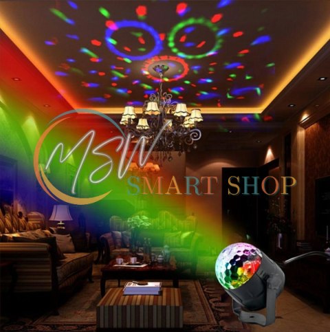 ZS48 Projektor kula disco led rgb