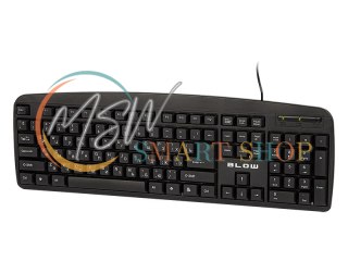 84-208# Klawiatura ukraińska rosyjska blow kp-104 usb pl cyrylica