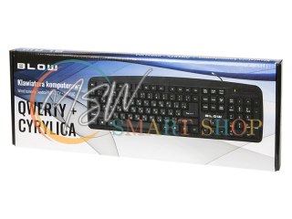 84-208# Klawiatura ukraińska rosyjska blow kp-104 usb pl cyrylica