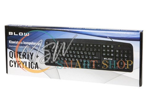 84-208# Klawiatura ukraińska rosyjska blow kp-104 usb pl cyrylica 84-208# Klawiatura ukraińska rosyjska blow kp-104 usb pl cyrylica