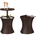 Barek ogrodowy Keter Cool Bar Rattan brązowy