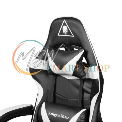 Fotel gamingowy Kruger&Matz GX-150 Czarno-biały