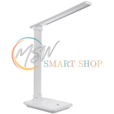 Lampka biurkowa LED Maclean, max. 9W, 220-240V AC, możliwość zmiany barwy, ściemnialna, 450lm, MCE614 W Lampka biurkowa LED Maclean, max. 9W, 220-240V AC, możliwość zmiany barwy, ściemnialna, 450lm, MCE614 W