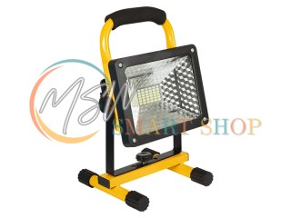 71-570# Lampa halogenowa led smd 50w przenośny z akumulatorem światło białe neutralne