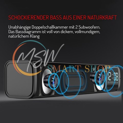 AD 1191 Głośnik soundbar z budzikiem AD 1191 Głośnik soundbar z budzikiem