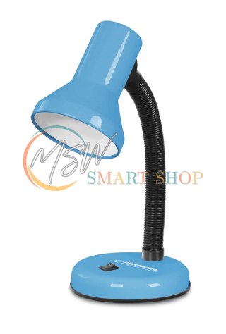 ELD108B Esperanza lampka biurkowa e27 altair niebieska