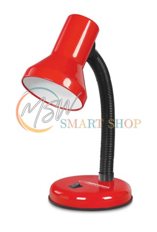 ELD108R Esperanza lampka biurkowa e27 altair czerwona