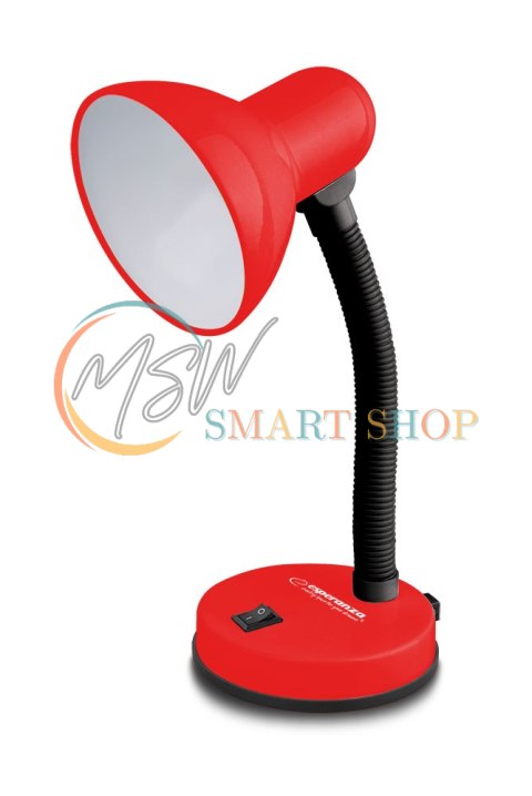 ELD109R Esperanza lampka biurkowa e27 vega czerwona ELD109R Esperanza lampka biurkowa e27 vega czerwona