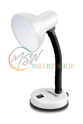 ELD109W Esperanza lampka biurkowa e27 vega biała