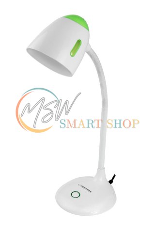 ELD110G Esperanza lampka biurkowa e27 electra zielona