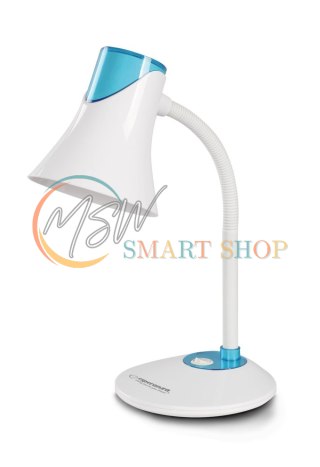 ELD111B Esperanza lampka biurkowa e27 polaris niebieska