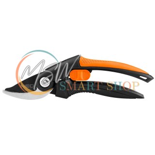 Sekator by-pass 210 mm, zakres do 20 mm, materiał: PP, uchwyt pokryty gumą TPR