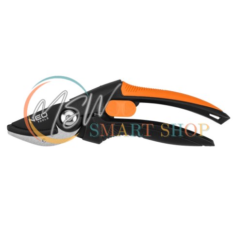 Sekator kowadełkowy 210 mm, zakres do 20 mm, materiał: PP, uchwyt pokryty gumą TPR Sekator kowadełkowy 210 mm, zakres do 20 mm, materiał: PP, uchwyt pokryty gumą TPR
