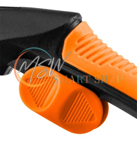 Sekator kowadełkowy 210 mm, zakres do 20 mm, materiał: PP, uchwyt pokryty gumą TPR Sekator kowadełkowy 210 mm, zakres do 20 mm, materiał: PP, uchwyt pokryty gumą TPR