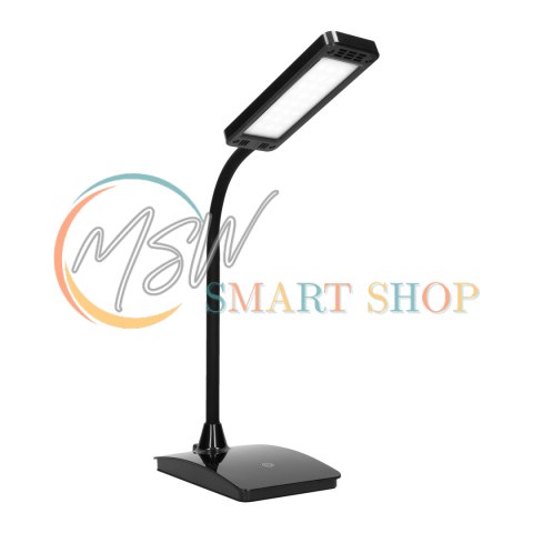 AMET LED DIM 6W, lampka biurkowa, 360lm, 3000K, czarna, funkcja ściemniania
