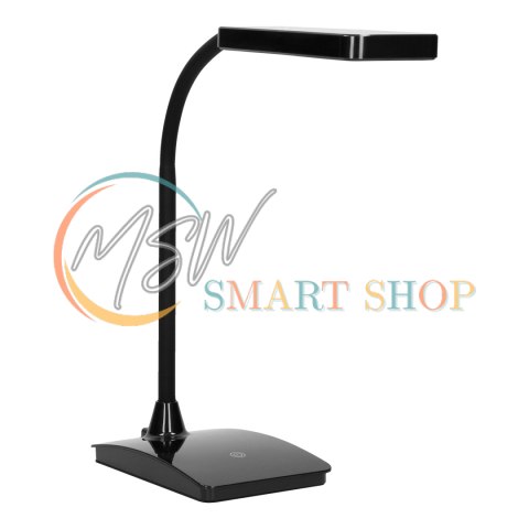 AMET LED DIM 6W, lampka biurkowa, 360lm, 3000K, czarna, funkcja ściemniania