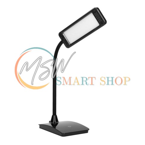 AMET LED DIM 6W, lampka biurkowa, 360lm, 3000K, czarna, funkcja ściemniania