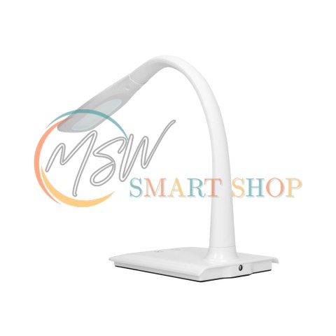 ERIE LED DIM 7W, lampka biurkowa, 400lm, biała, funkcja ściemniania i zmiany temperatury barwowej 3000K-4000K-6000K