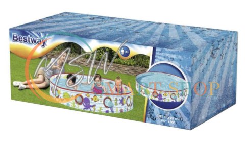 Basen rozporowy dla dzieci 152x25cm BESTWAY 55029 Basen rozporowy dla dzieci 152x25cm BESTWAY 55029