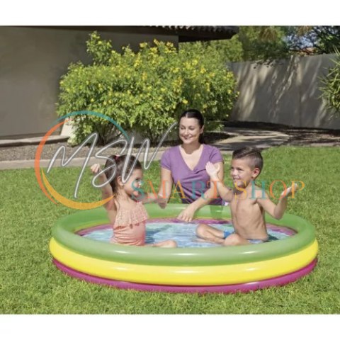 Dmuchany basen tęczowy 152cm Bestway 51103 Dmuchany basen tęczowy 152cm Bestway 51103