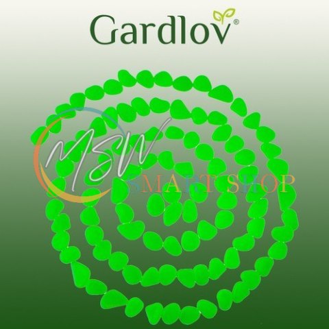 Kamienie świecące - zestaw 100szt zielone