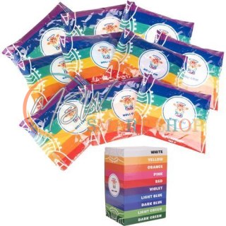 Kolorowy proszek Holi- zestaw 10x100g