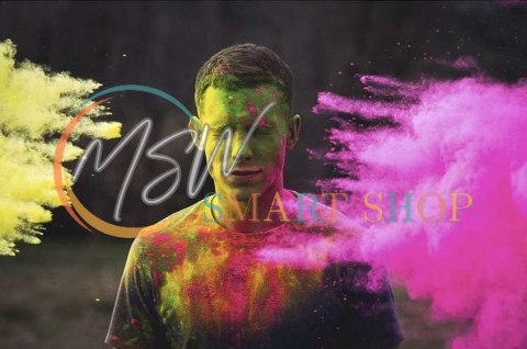 Kolorowy proszek Holi- zestaw 6x100g Kolorowy proszek Holi- zestaw 6x100g